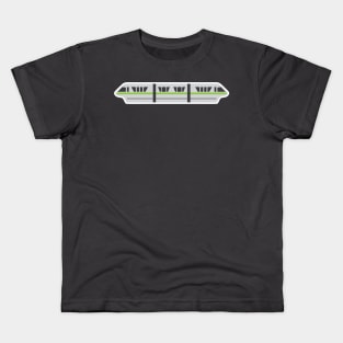 Monorail - Light Green Kids T-Shirt